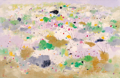 《百花山》吳冠中