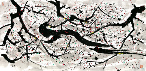 《雪梅》吳冠中