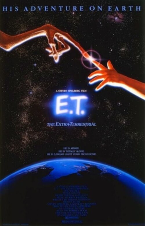 《E.T.外星人》電影海報,約翰·艾爾文