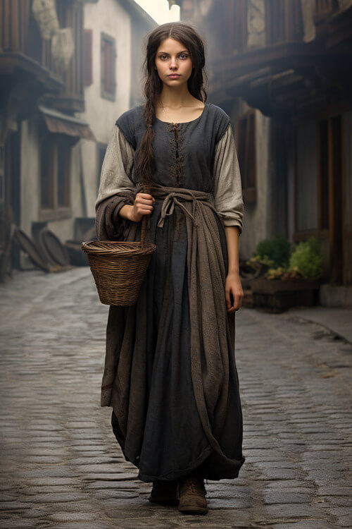 中世紀,女性,服裝:2