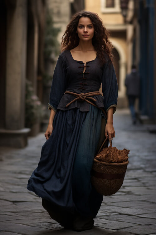 中世紀,女性,服裝:5