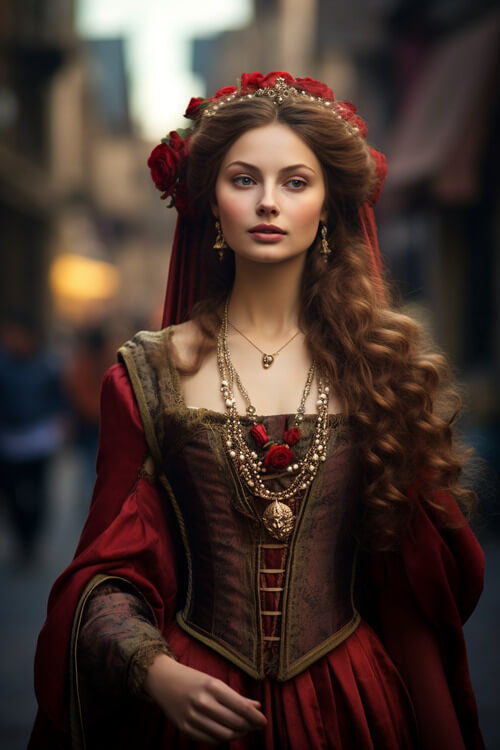 中世紀,女性,貴族,服裝:1