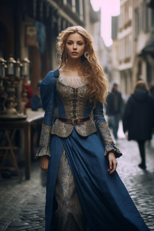 中世紀,女性,貴族,服裝:4