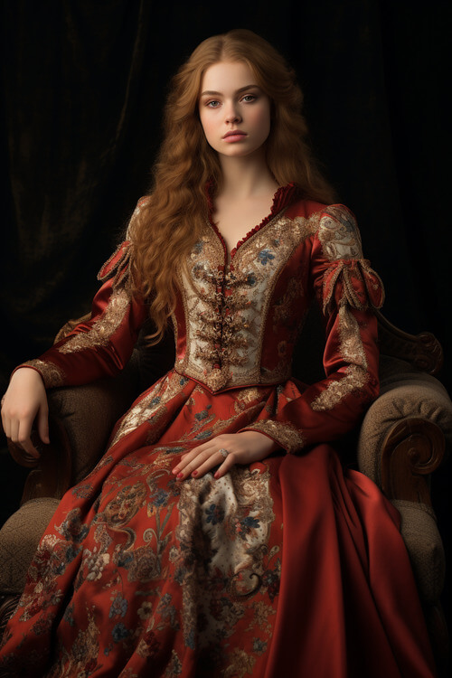 中世紀,女性,貴族,服裝:5