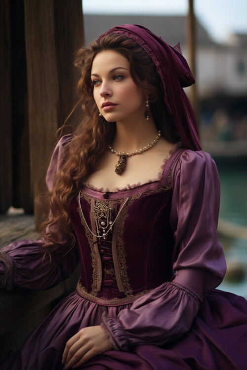 中世紀,女性,貴族,服裝:7