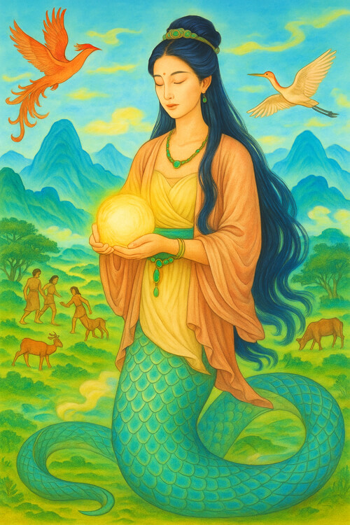 中國神話,女媧:2