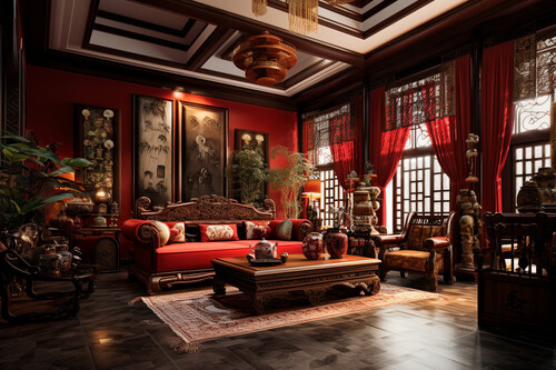 傳統中國風,客廳:2