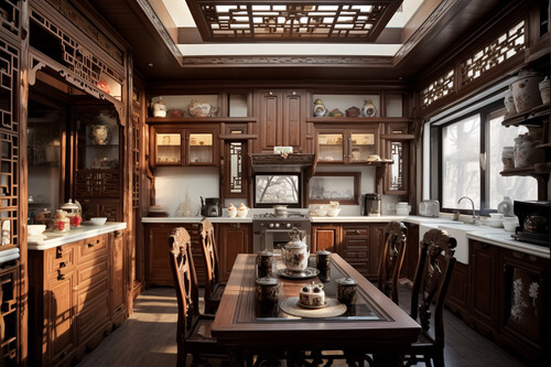 傳統中國風,廚房:1