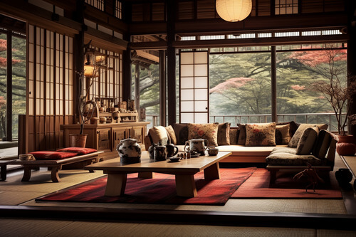 傳統日式風,客廳:3