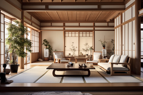 傳統日式風,客廳:6