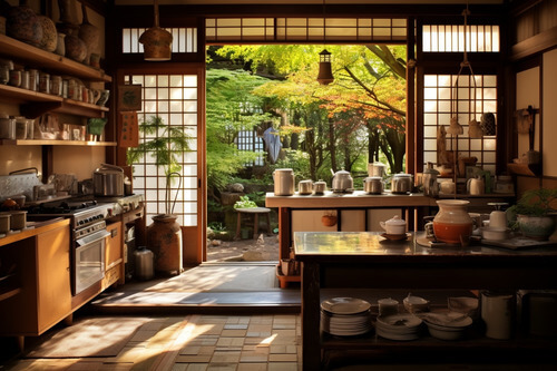 傳統日式風,廚房:1