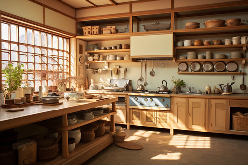 傳統日式風,廚房:2