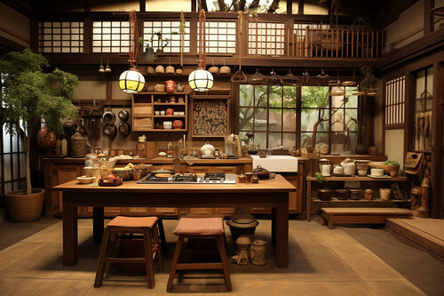 傳統日式風,廚房:5