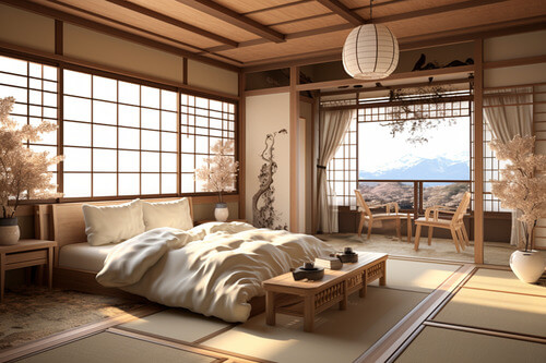 傳統日式風,臥室:3