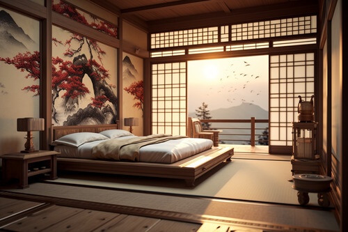 傳統日式風,臥室:4
