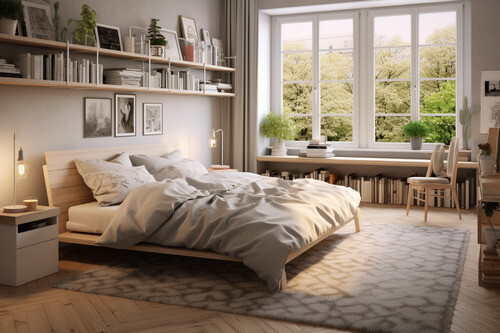 北歐風,臥室:1