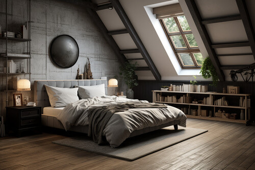北歐風,臥室:2