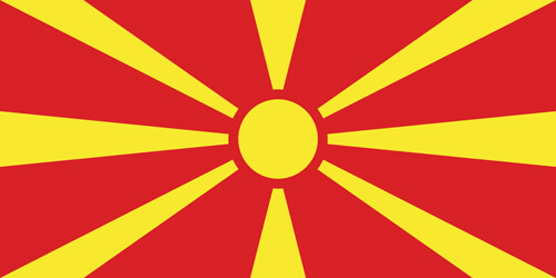 北馬其頓共和國,國旗