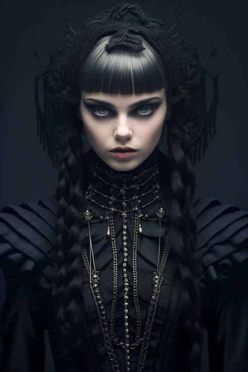 哥德風,女性,時尚:1