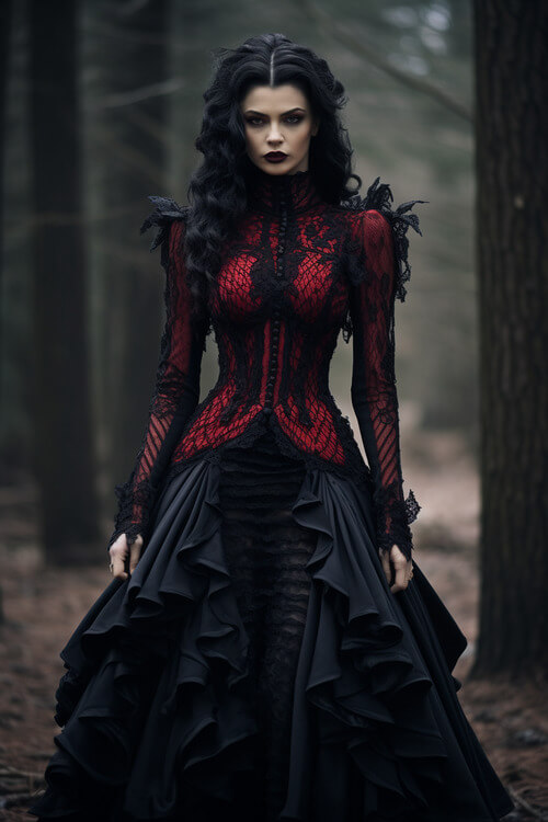 哥德風,女性,時尚:3