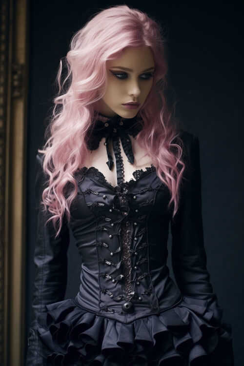 哥德風,女性,時尚:5