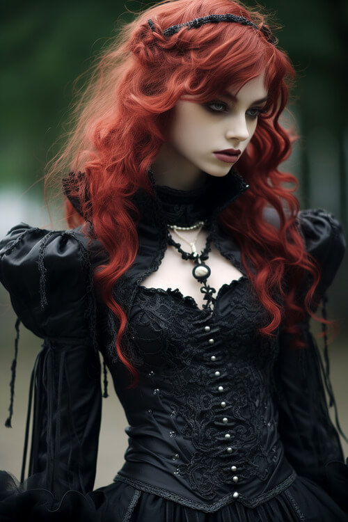 哥德風,女性,時尚:7