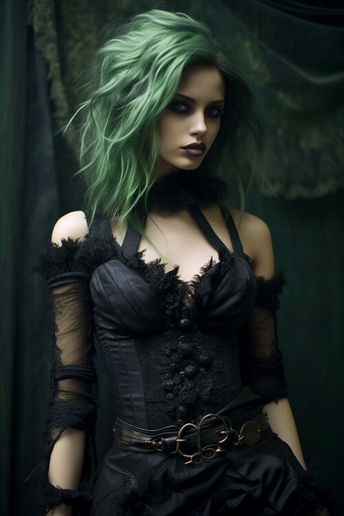 哥德風,女性,時尚:8