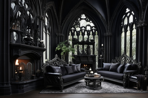 哥德風,客廳:2