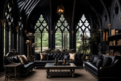 哥德風,客廳:6