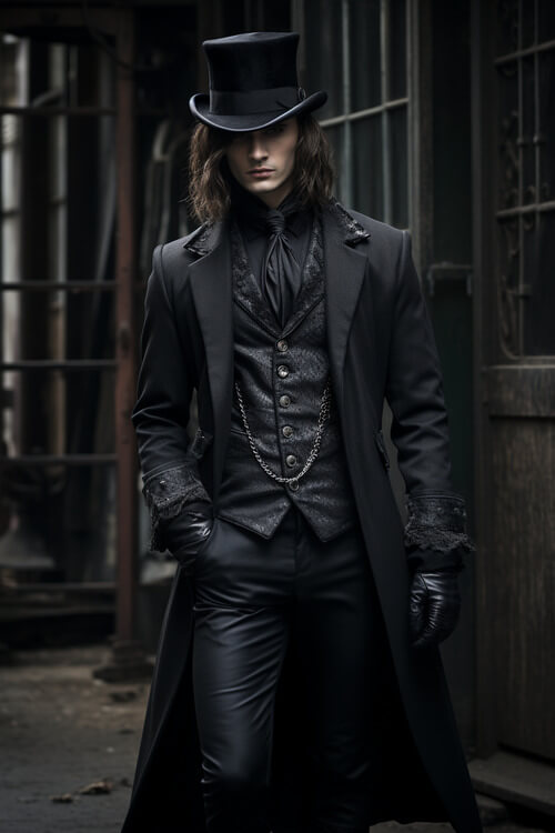 哥德風,男性,時尚:1