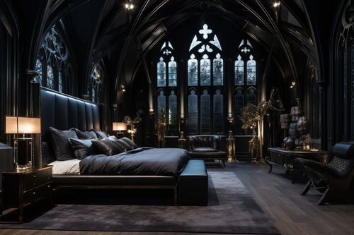 哥德風,臥室:5