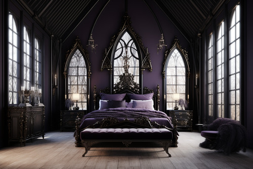 哥德風,臥室:6