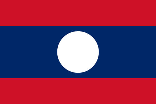 寮人民民主共和國,國旗
