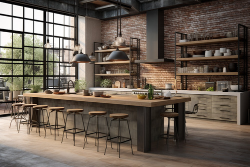 工業風,廚房:4