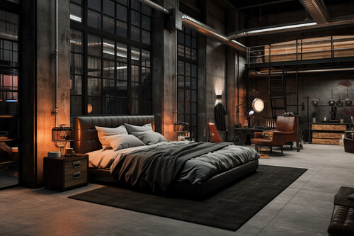 工業風,臥室:4