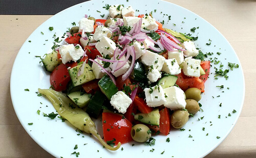希臘沙拉:1