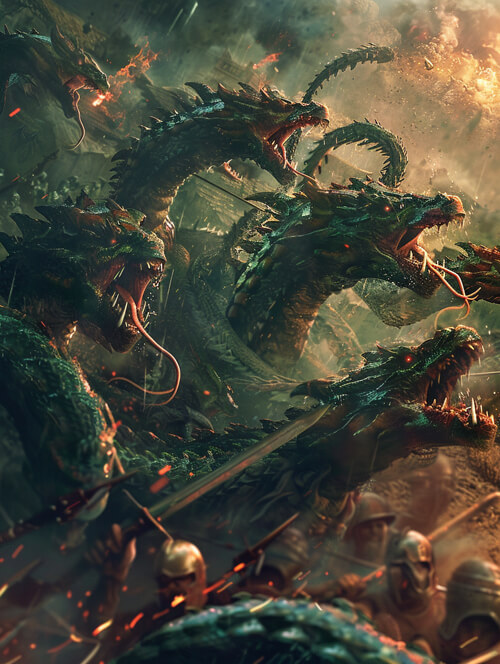 希臘神話,九頭蛇:1