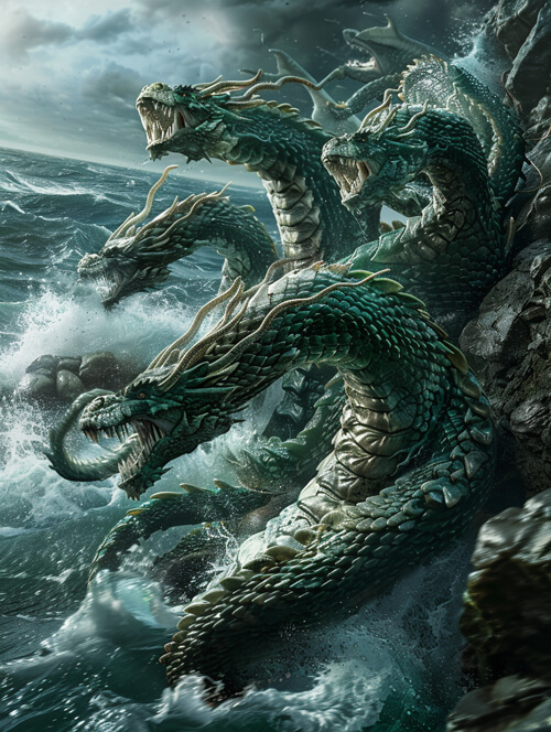 希臘神話,九頭蛇:3