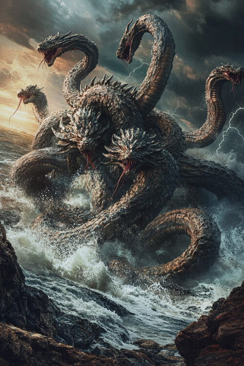 希臘神話,九頭蛇:4