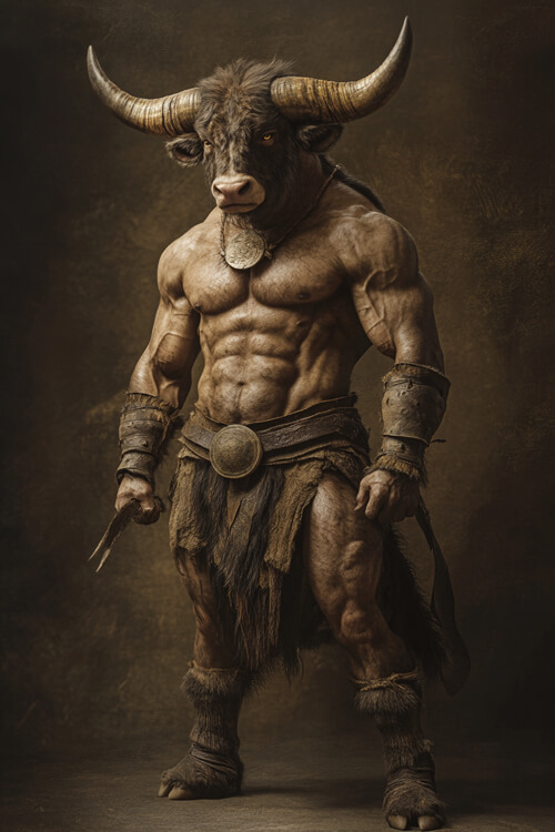 希臘神話,米諾陶洛斯(牛頭人):1