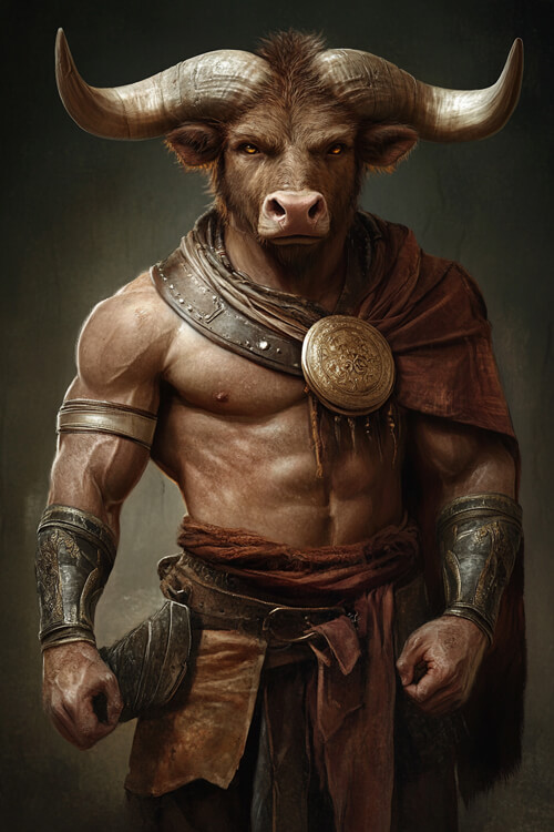 希臘神話,米諾陶洛斯(牛頭人):2