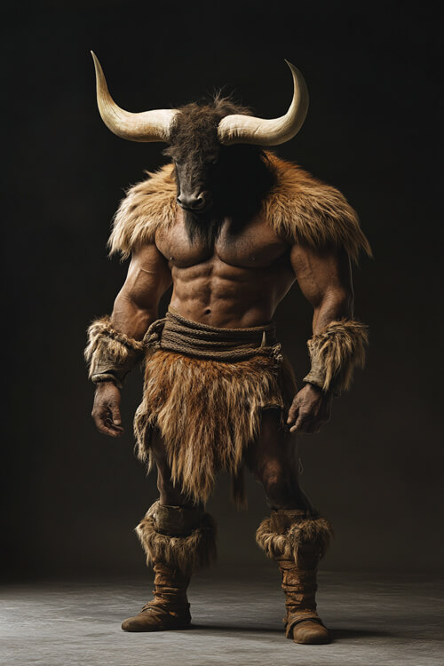 希臘神話,米諾陶洛斯(牛頭人):3