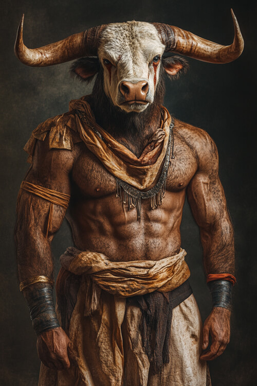 希臘神話,米諾陶洛斯(牛頭人):5