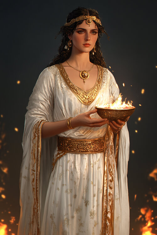 希臘神話,赫斯提亞:2