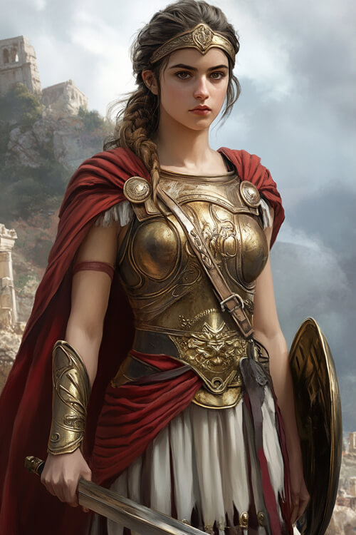 希臘神話,雅典娜:1