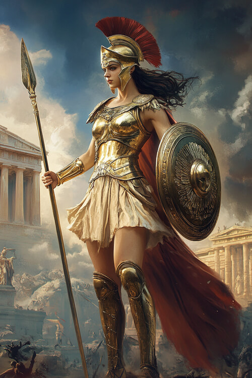 希臘神話,雅典娜:3