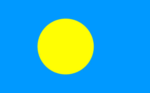 帛琉共和國,國旗
