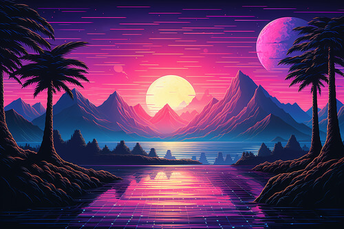 復古波,藝術作品:1