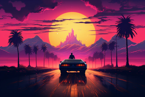 復古波,藝術作品:3