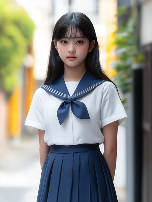 日本女學生,制服,水手服:2